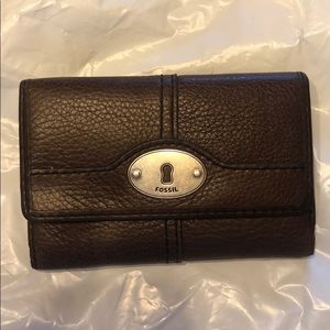 Fossil leather wallet